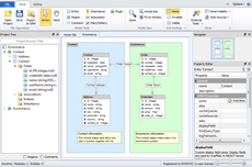 Create association between order and contact in Skipper visual model