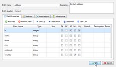 Configure new entity Configure new CakePHP entity in Skipper
