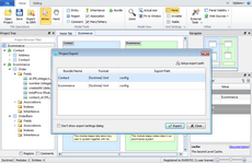 Doctrine2 schema definitions export settings window