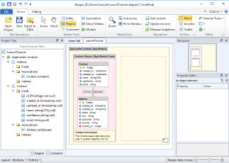 Select Laravel Eloquent bundle tool in Skipper visual model