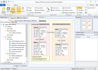 Use export to ORM