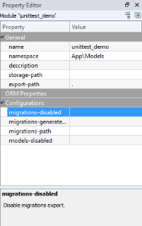 Define Laravel Eloquent definition file suffix for export in Skipper