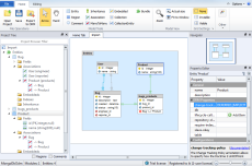 Rearranging automatically generated MongoDB ODM visual model