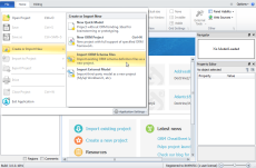 Select Import ODM Schema Files