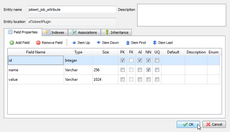 Configure new Propel entity in Skipper visual model