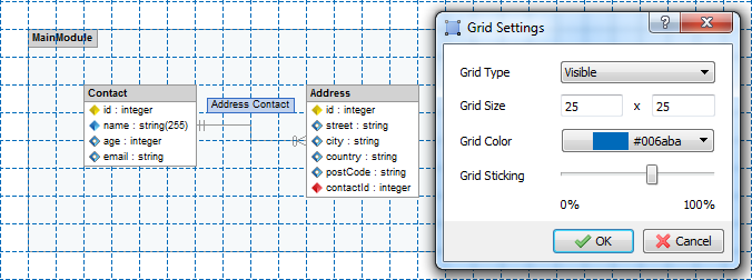 Skipper Grid Settings