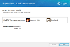 Skipper import of the MySQL Workbench diagram result
