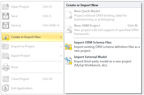 Skipper import new project function