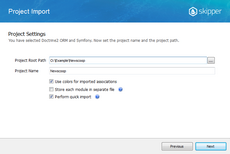 Enter your Skipper project directory and project name