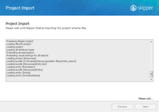 Wait for Skipper to import schema files