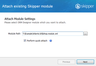 Skipper Import to Project - select file