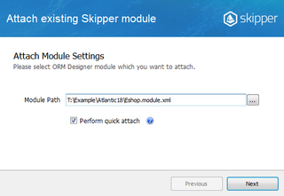 Import to Project - select file Skipper Import to Project - select file